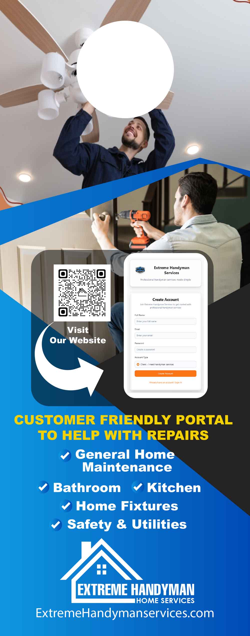 Extreme Handyman door hanger