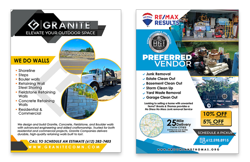 Granite Companies & Brooks & Thomas — Digital Insert Design by Multimedia Graphics