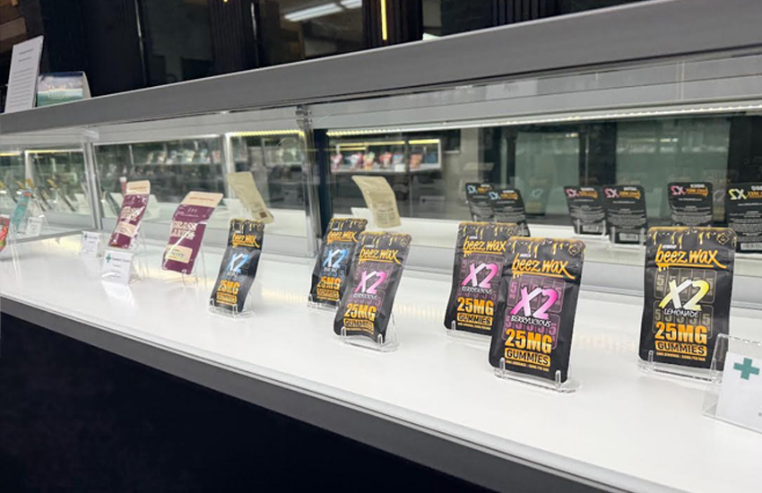 Fridley Dispensary — Close-up of product display