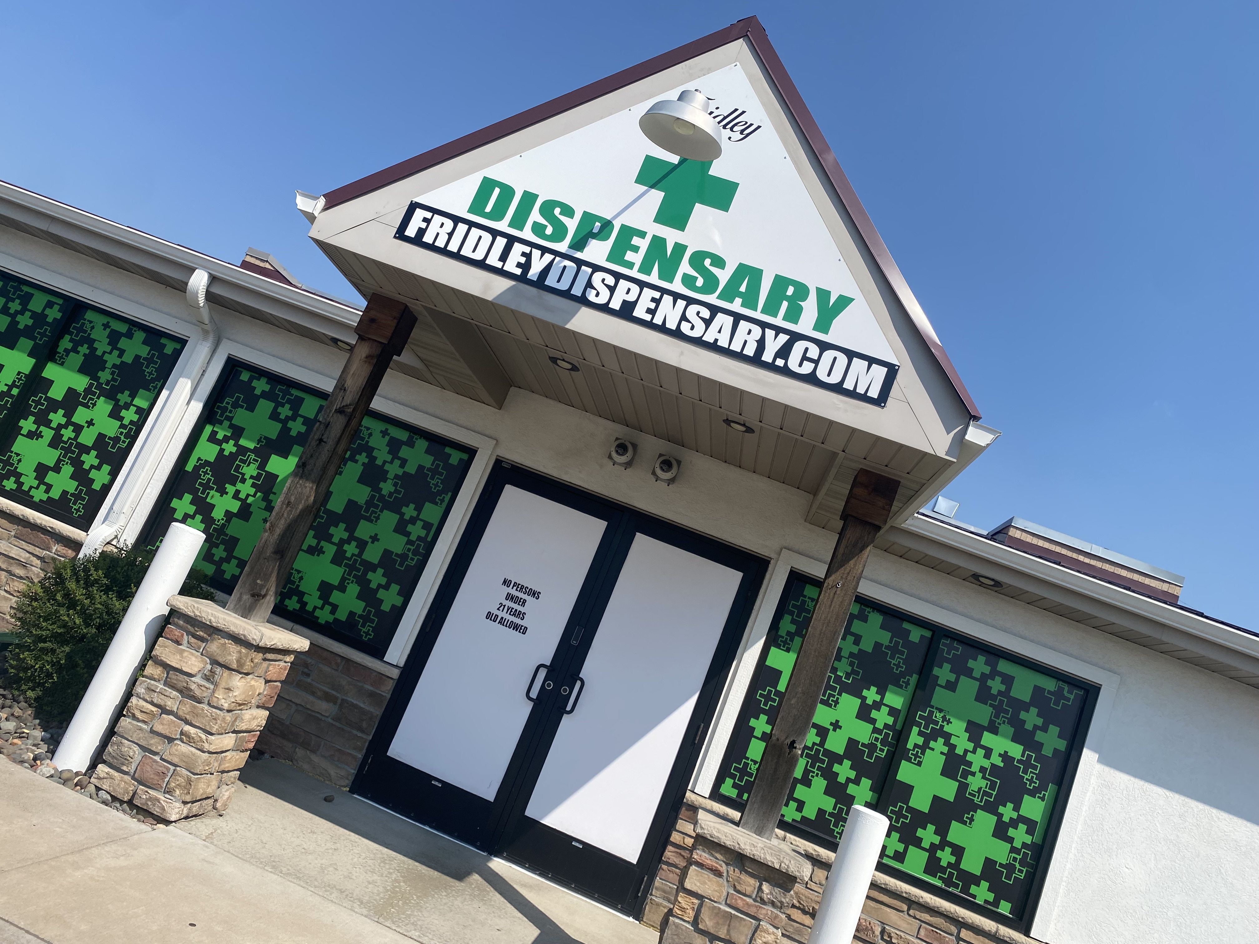 Fridley Dispensary — Storefront exterior photography