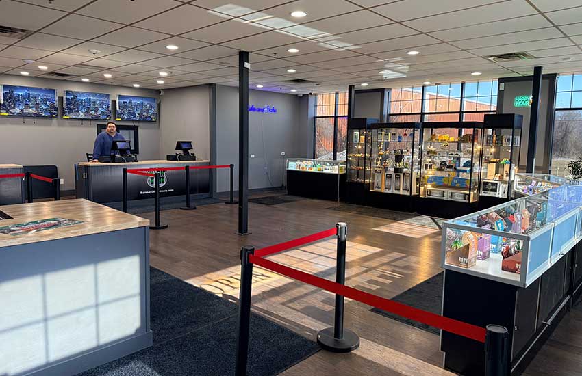 Ramsey Dispensary — Interior showroom and checkout area